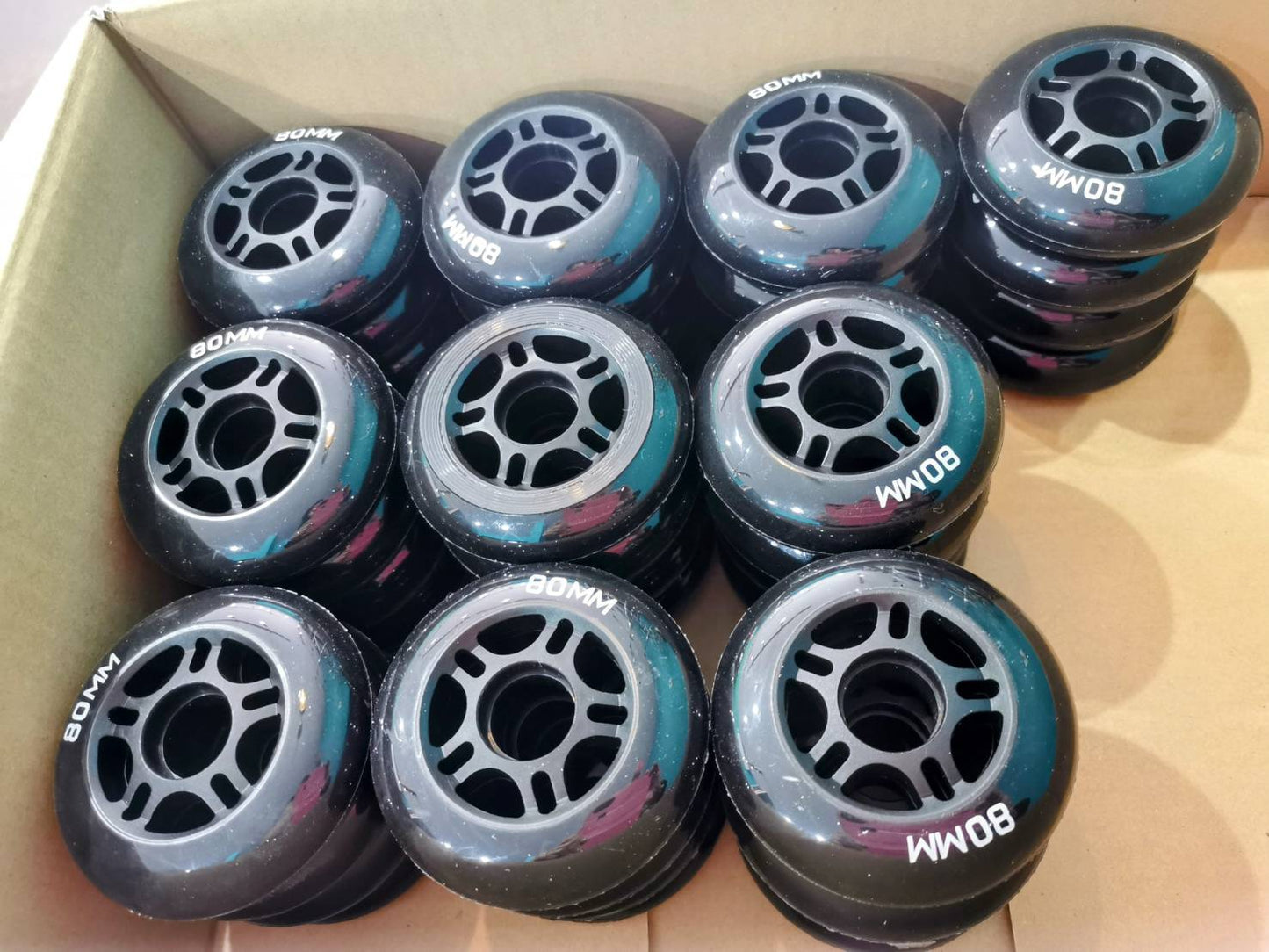 w8 屋外用ウィール40個セット 硬度80A~85A /68mm /72mm /76mm /80mm