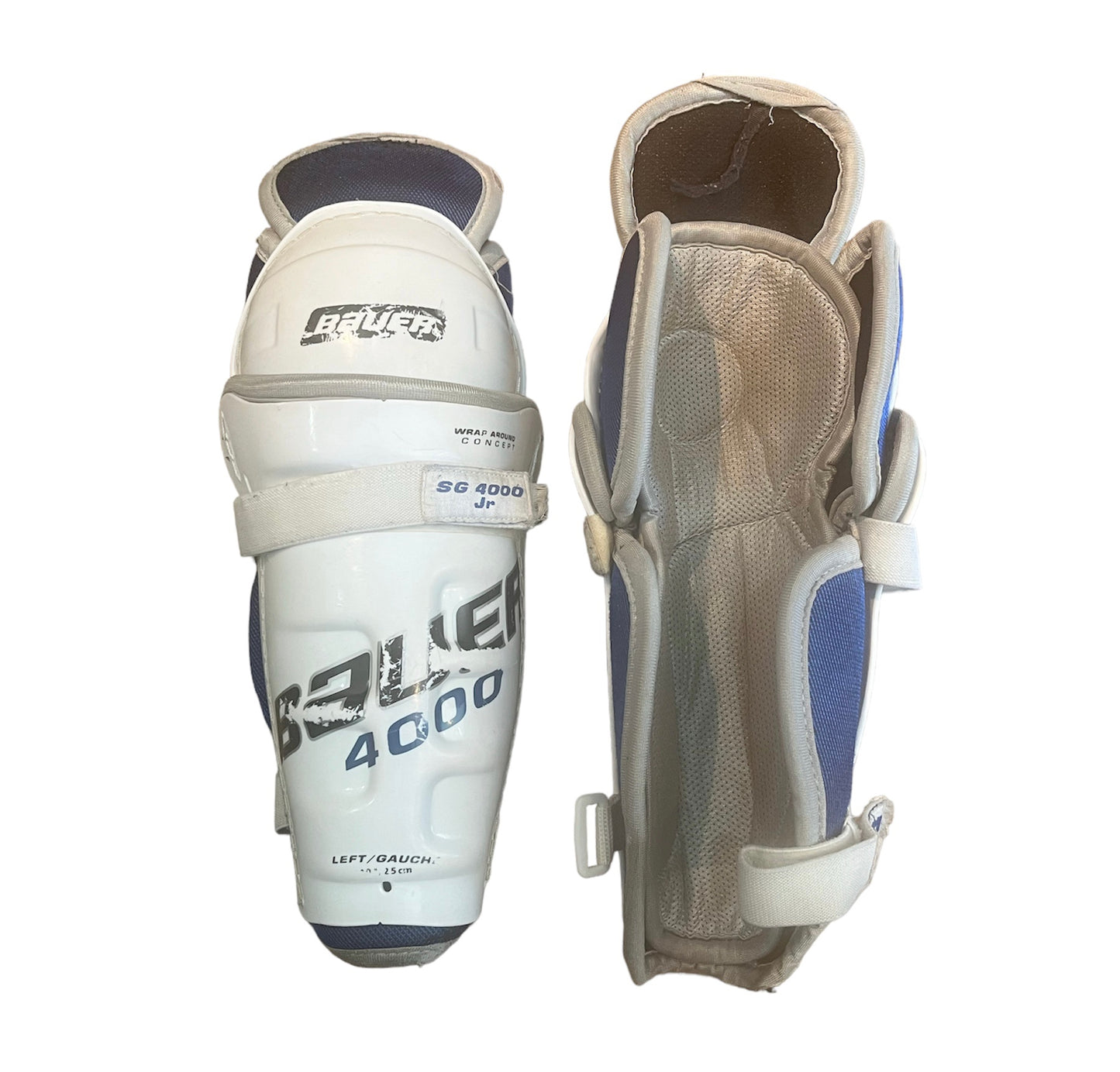 35 Junior Shin Guards, Bauer SG4000 10in