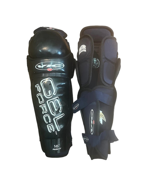 38 Senior Shin Guards, VIC Gel Force 16in